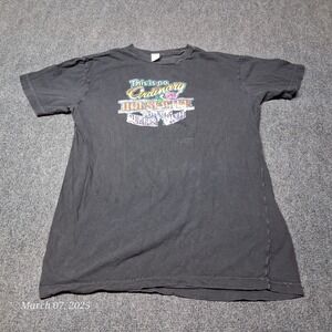 ** VTG Made T Shirt No Ordinary House Wife T‎ Shirt Size Large Black Crew